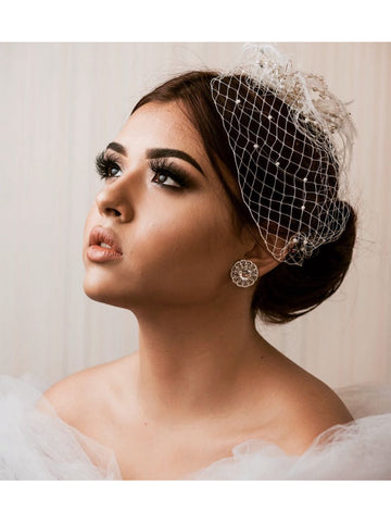 Voilette de Noiva Plumas Minelli Atelier